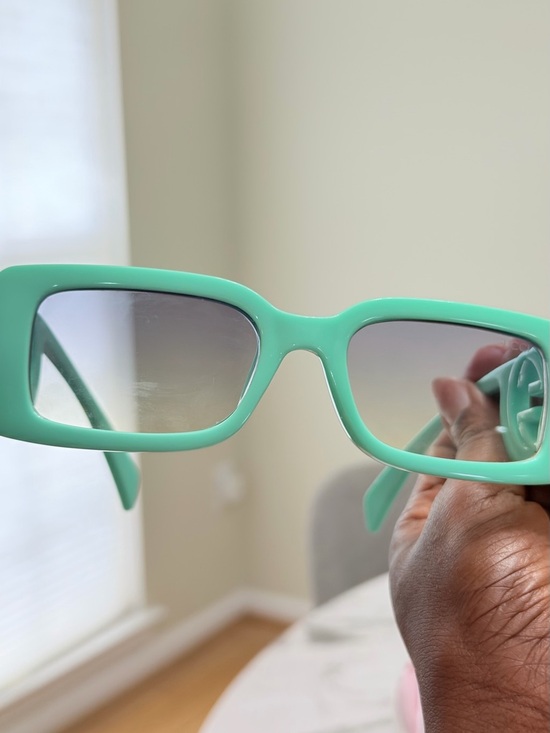 Mint Green Rectangular Sunglasses main image 14